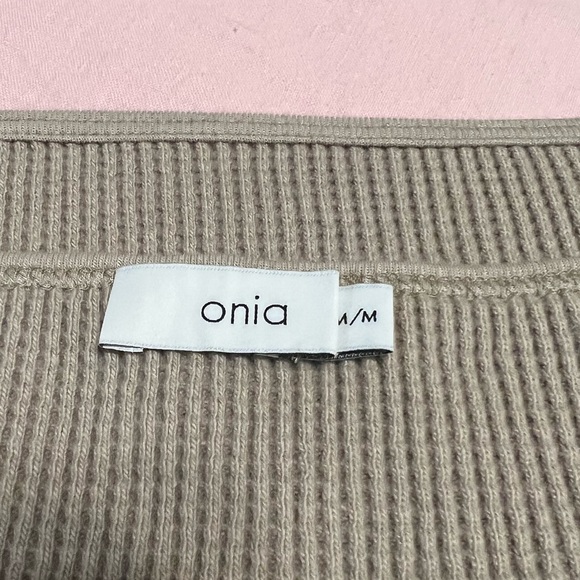 ANTHROPOLOGIE ONIA WAFFLE KNIT TAUPE BRALETTE - Picture 8 of 9